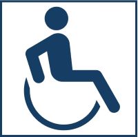 Person in wheelchair icon
